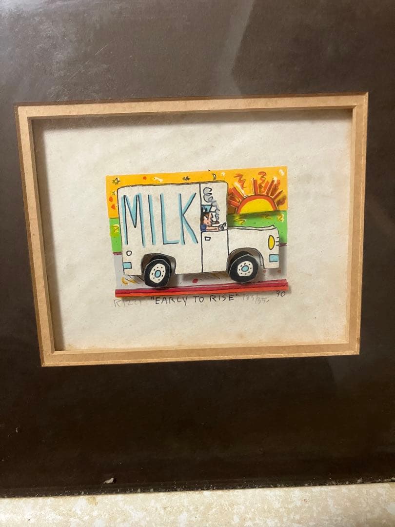 ジェームスリジィ　版画・絵画 ジェームス・リジィ（JAMES RIZZI）「SMOOTH SAILING」3Dシルク