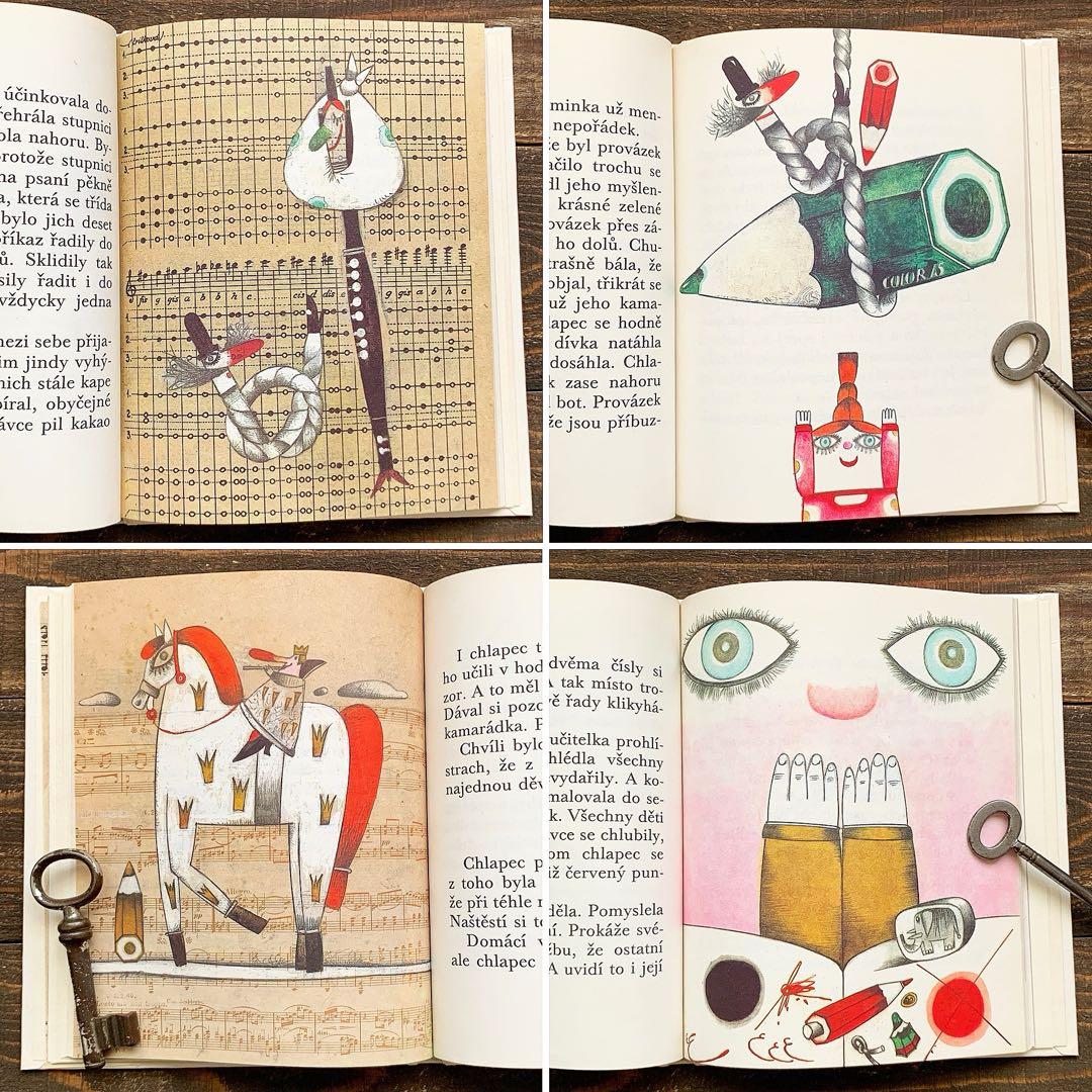 クヴィエタ・パツォウスカーの古い絵本(1984年)/チェコ絵本 東欧雑貨