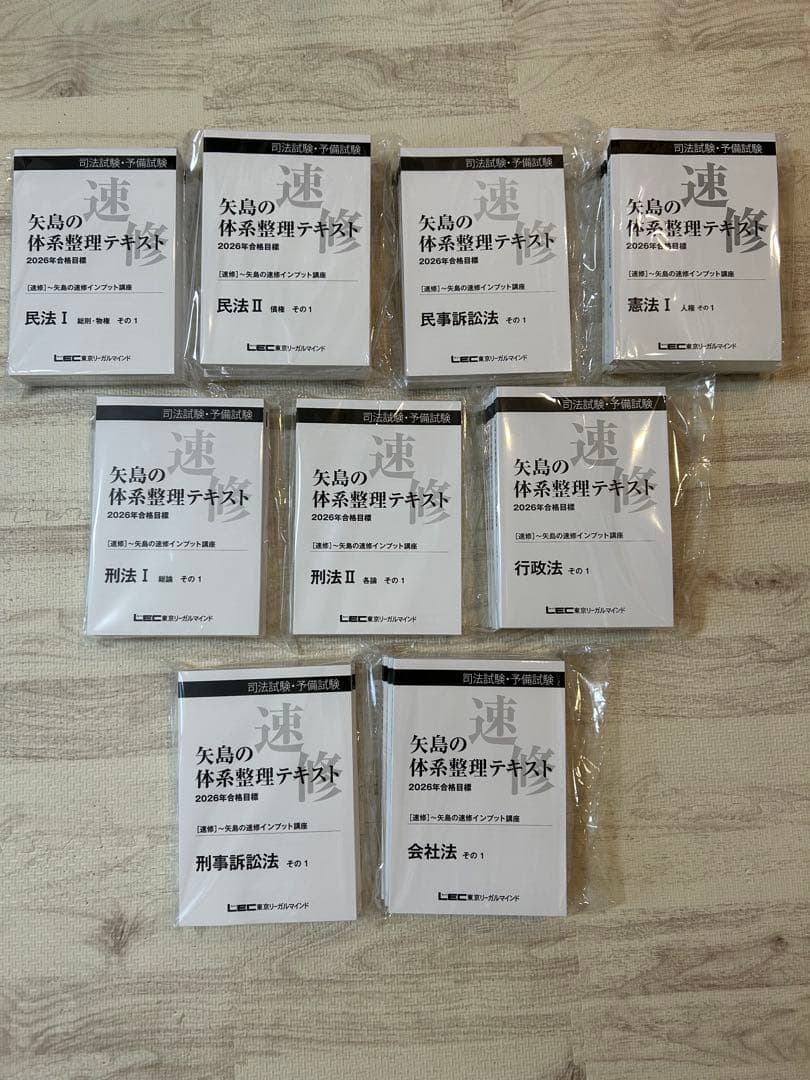 未使用】2026年合格目標 矢島速修インプット 矢島の体系整理テキスト