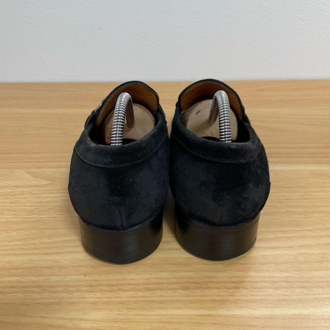 グッチ ホースビットローファー スエード ブラック 110 1362 8D - メルカリ