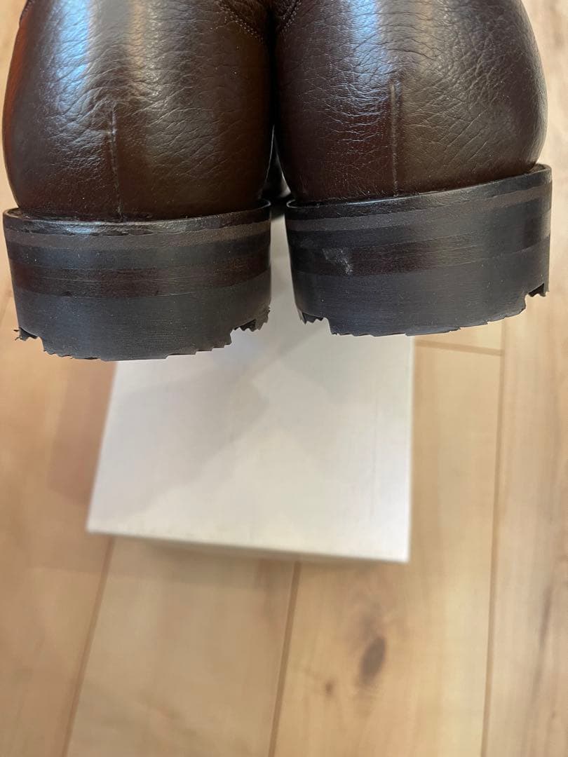 英国製ロイドフットウェア ダークブラウンディアスキン Uチップ UK8.5E