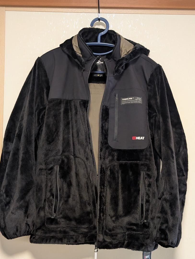 RSタイチ RSU635 e-HEAT フリースインナーパーカ RSタイチ e-HEAT フリース インナーパーカ ブラック WMサイズ RSU635