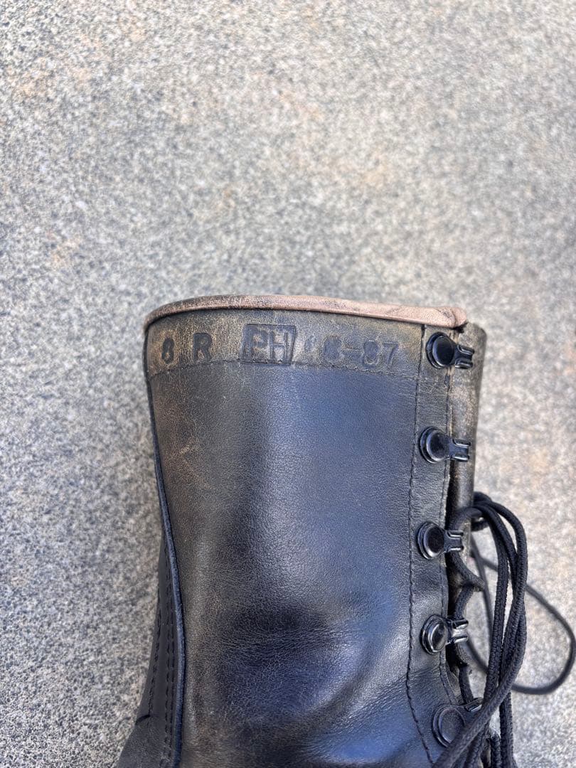 80s U.S.Army コンバットブーツ size8 87年