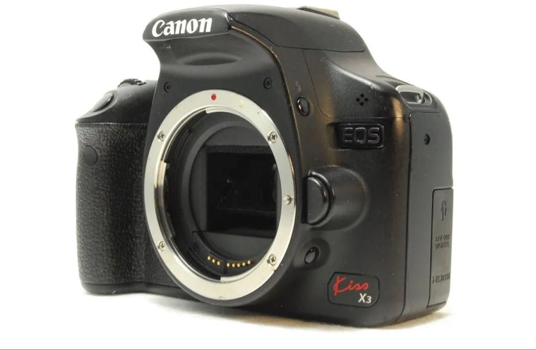Canon EOS Kiss X3 デジタル一眼レフ本体とレンズ付き レンズ2つ