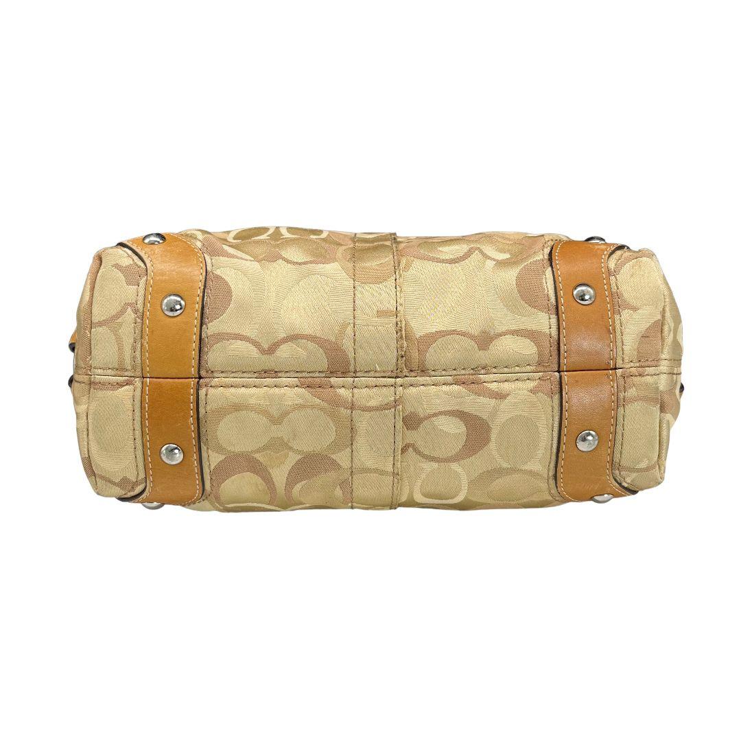 大人気✨コーチ トートバッグ オプティックシグネチャー 大容量 F13980