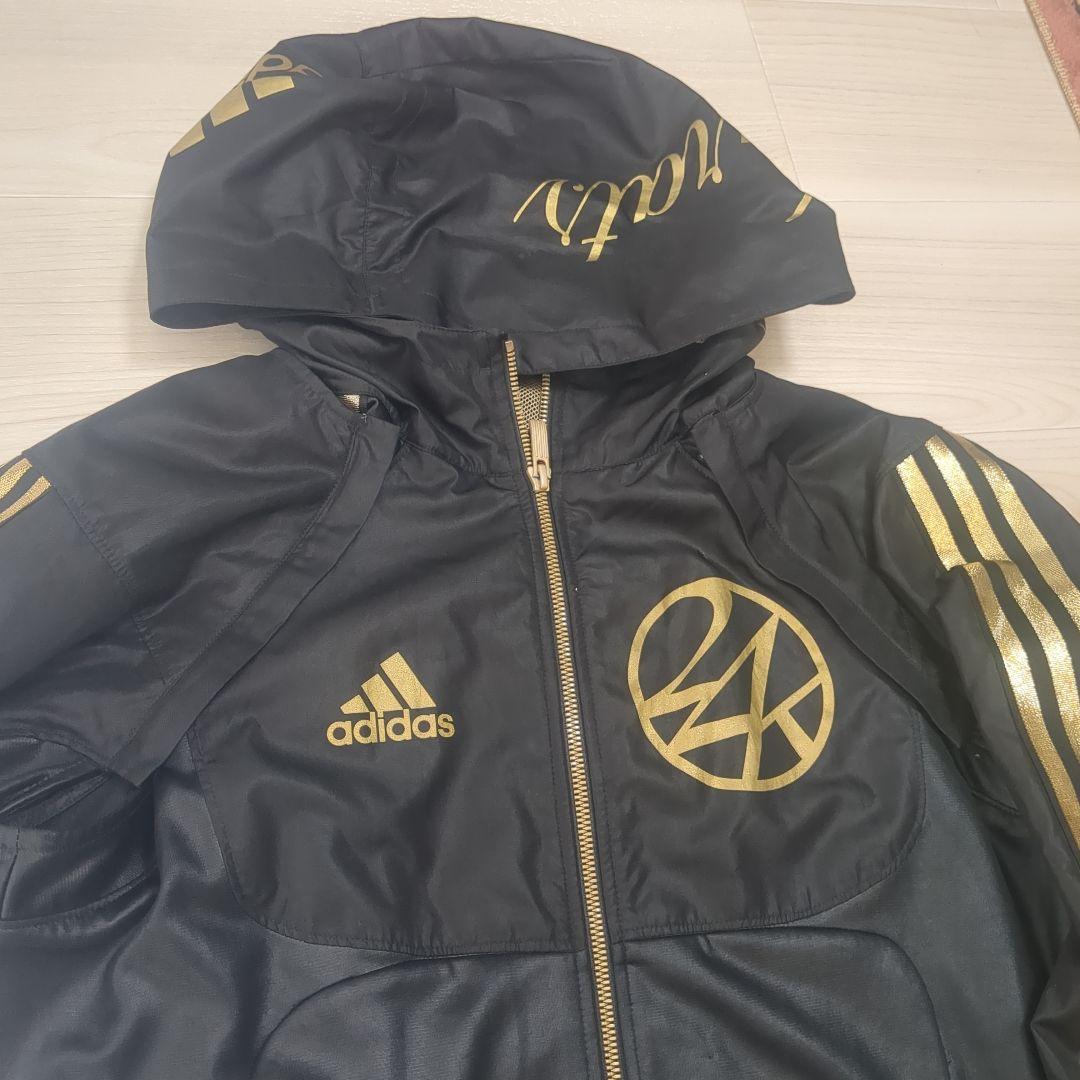 アディダス 上下 ジャージ 24karats コラボ ブラック×ゴールド - メルカリ