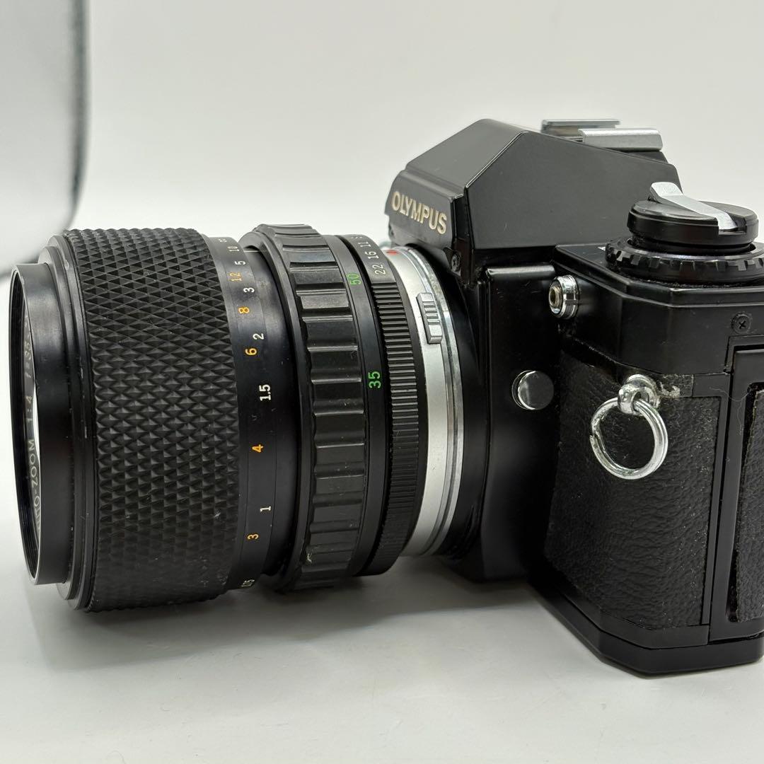 OLYMPUS OM10 ブラック ＋ 35-70mm ズームレンズ 動作未確認 - メルカリ