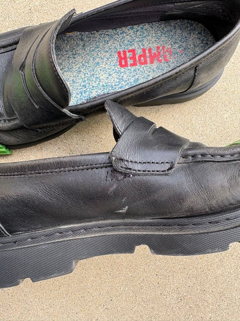 カンペール 27.0cm JUNCTION 黒　ローファー