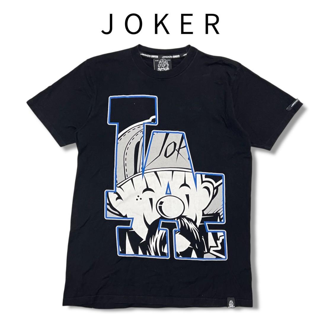 希少 JOKER Tシャツ M 両面プリント チカーノ ジョーカーブランド 黒