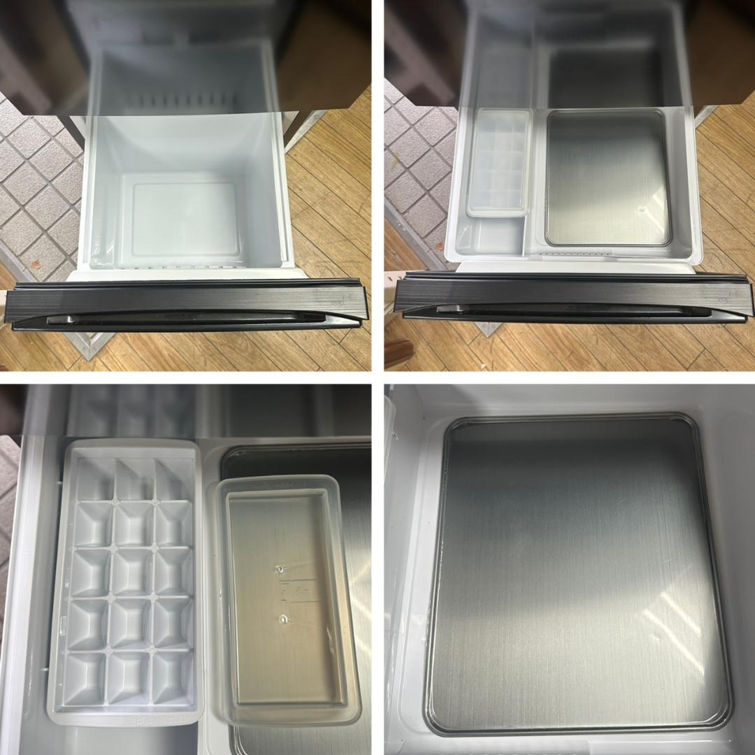 iΦ TAGlabel by amadana 冷凍冷蔵庫 AT-RF160-BK - メルカリ