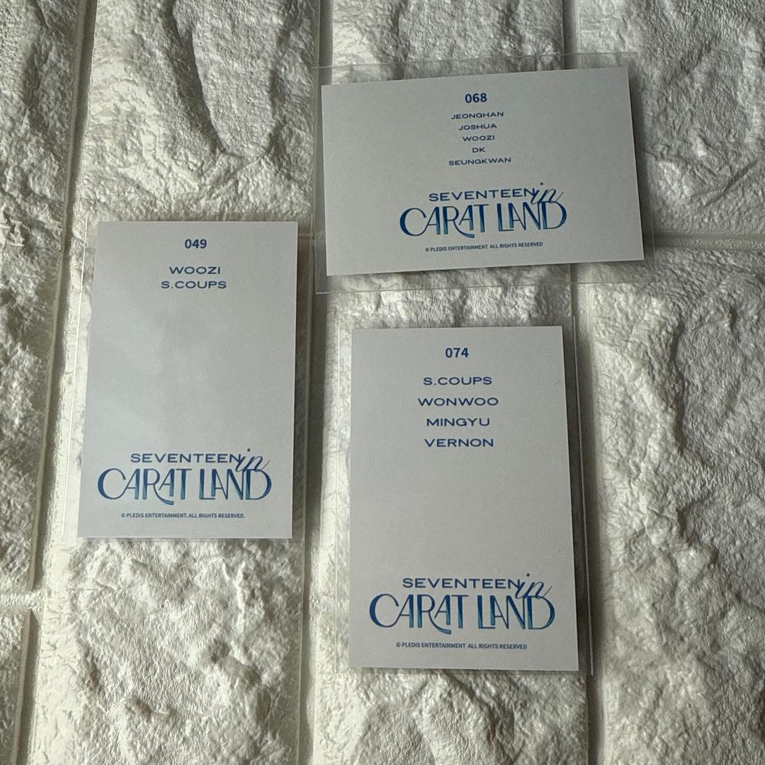 SEVENTEEN カラットランド トレカ3枚セット - メルカリ