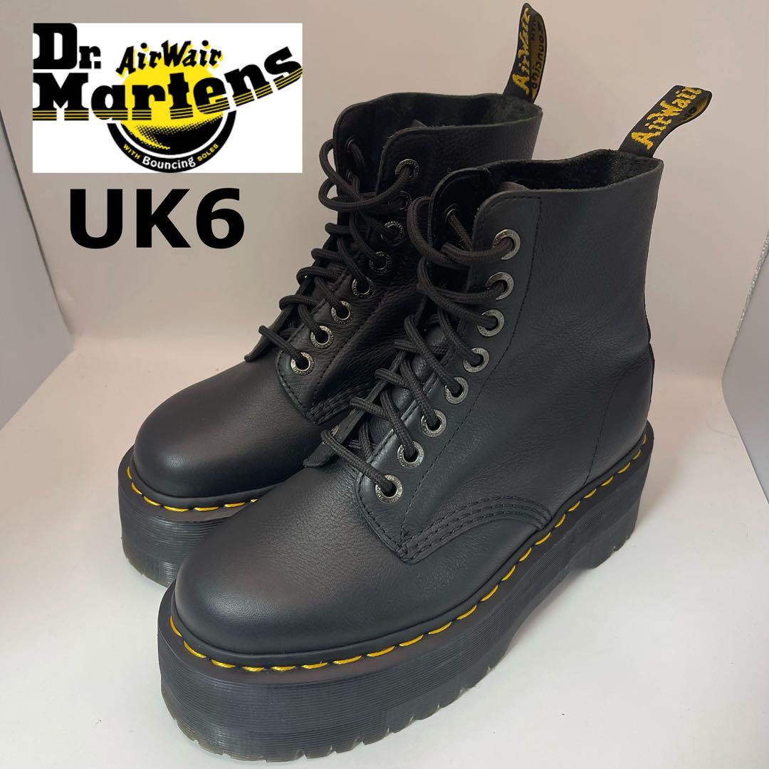 小鳥遊 Dr. Martens 1460 PASCAL MAX 厚底 1460 Max Leather Platform Boots in Black | Dr. Martens