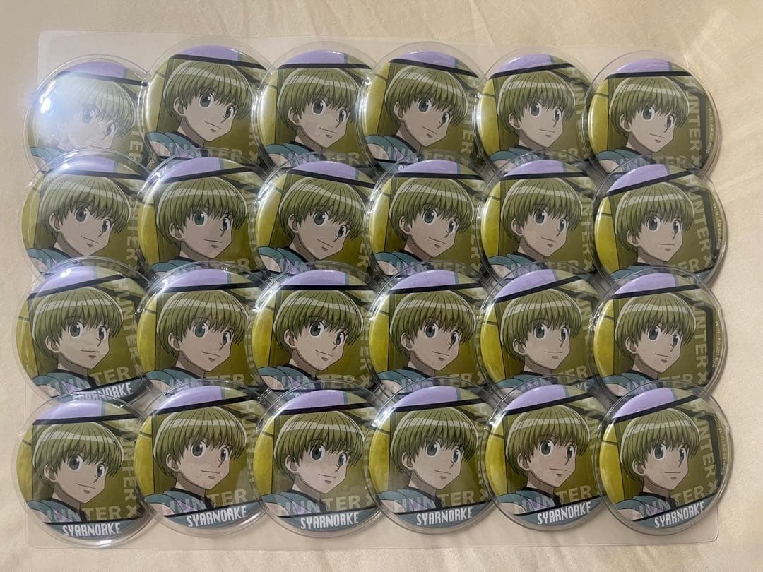 HUNTER X HUNTER シャルナーク 缶バッジ 24個セット - メルカリ