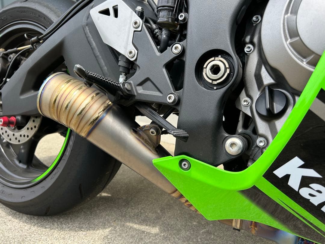 アサヒナレーシング 16-19ZX10R スリップオン 触媒レス専用バッフル