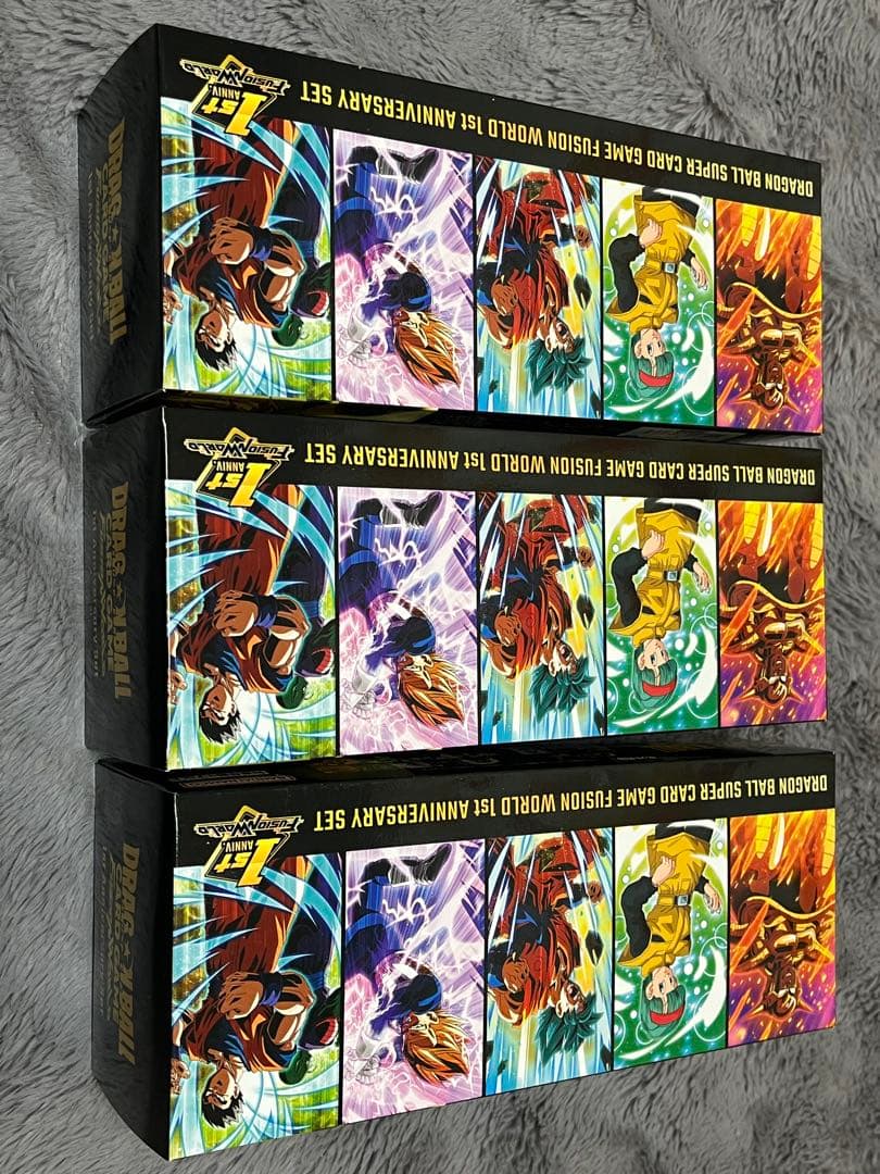フュージョンワールド　1st アニバーサリーセット 未開封 3箱 未開封】ドラゴンボール フュージョンワールド 1stアニバーサリー