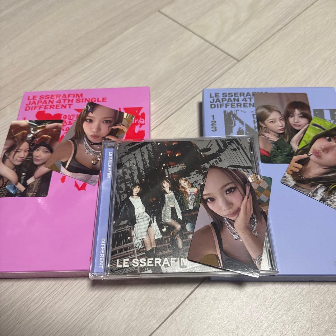 ルセラフィム アルバム トレカ LE SSERAFIM DIFFERENT - メルカリ