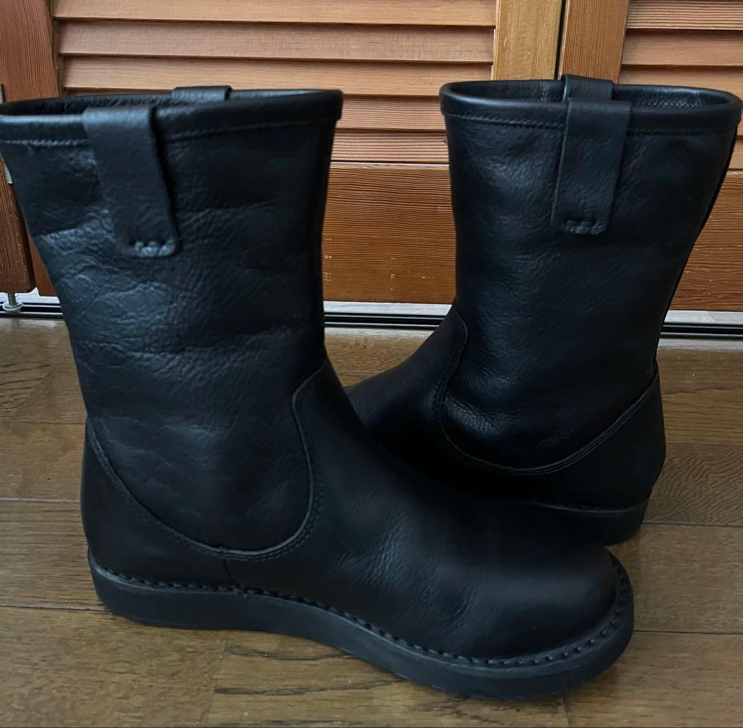 【美品】LOCONDO レディース本革ブーツ　ブラック　23.5cm