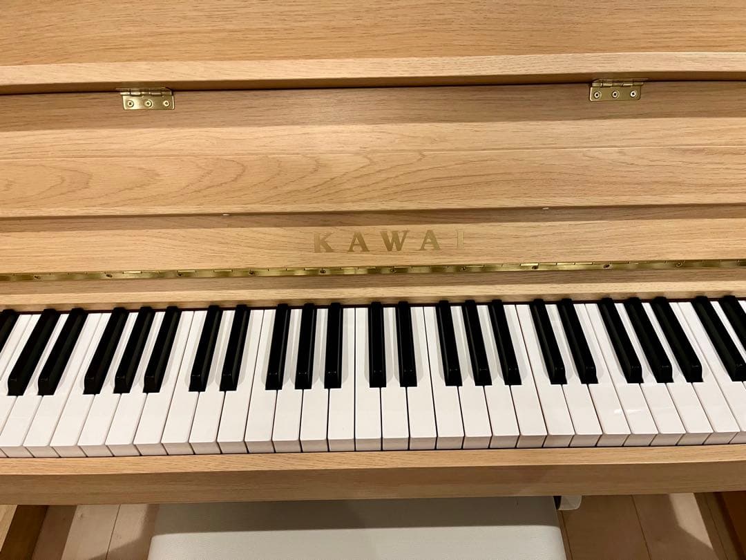 カワイ KAWAI アップライトピアノ nf-15 モカ - メルカリ