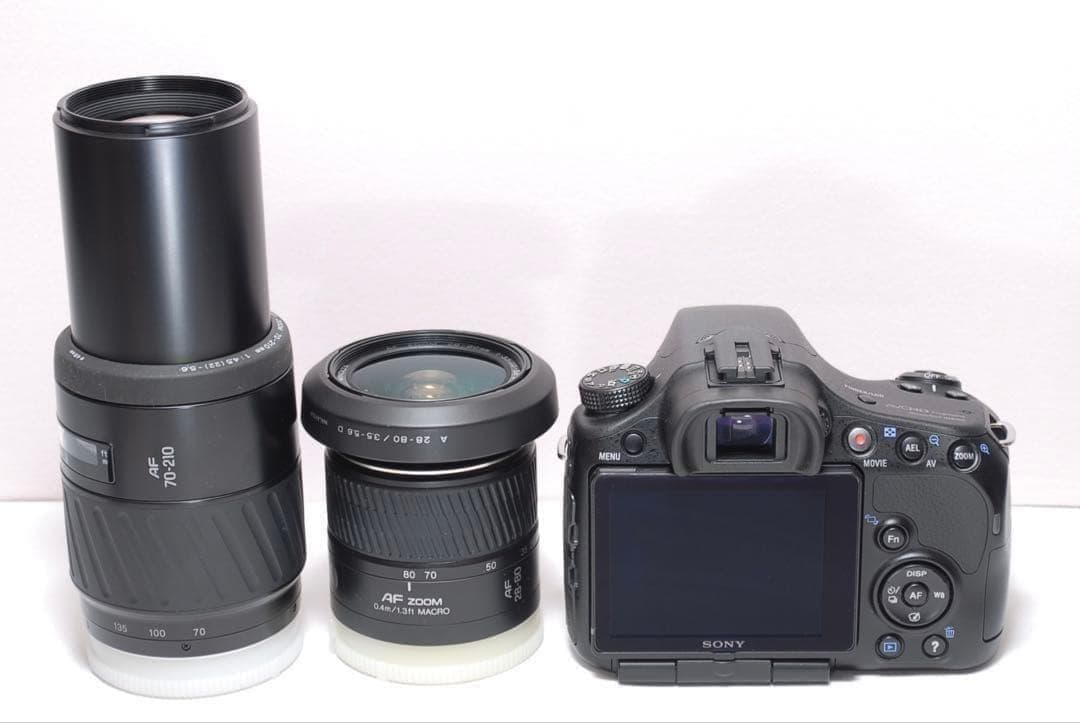 スポーツ観戦におすすめ✨SONY α57 ✨ダブルレンズ✨すぐに使えます