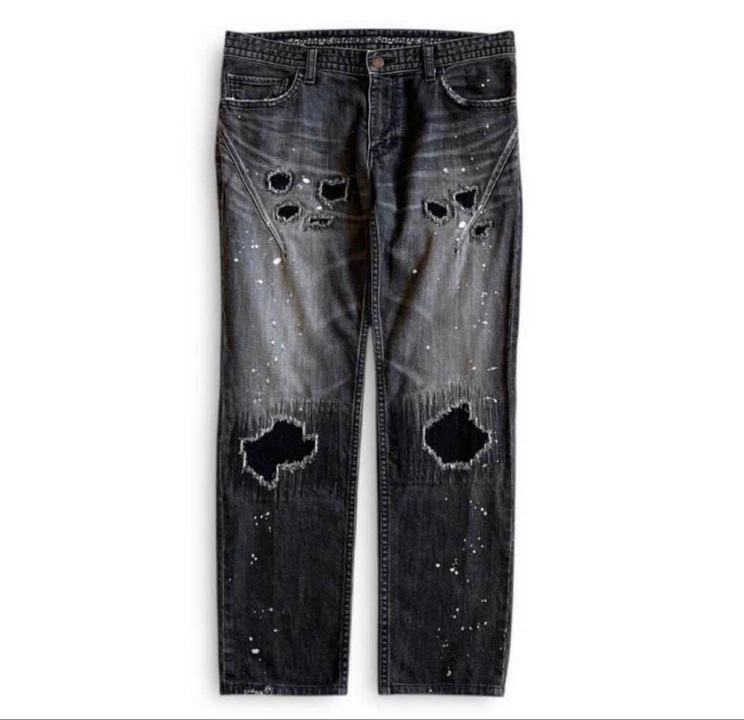 n(n) BY NUMBER (N)INE グランジデニム 2 ナンバーナイン n(n) BY NUMBER NINE グランジデニム ナンバーナイン - ブランド古着の