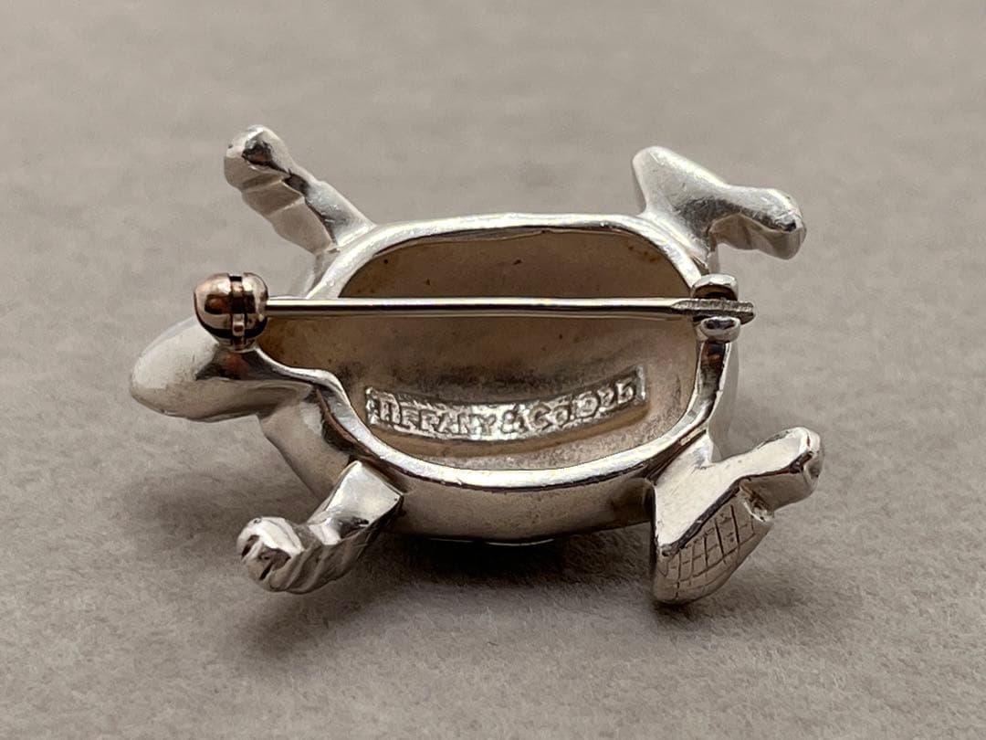 TIFFANY&Co. ティファニー 亀 ブローチ シルバー925 カメ バッチ