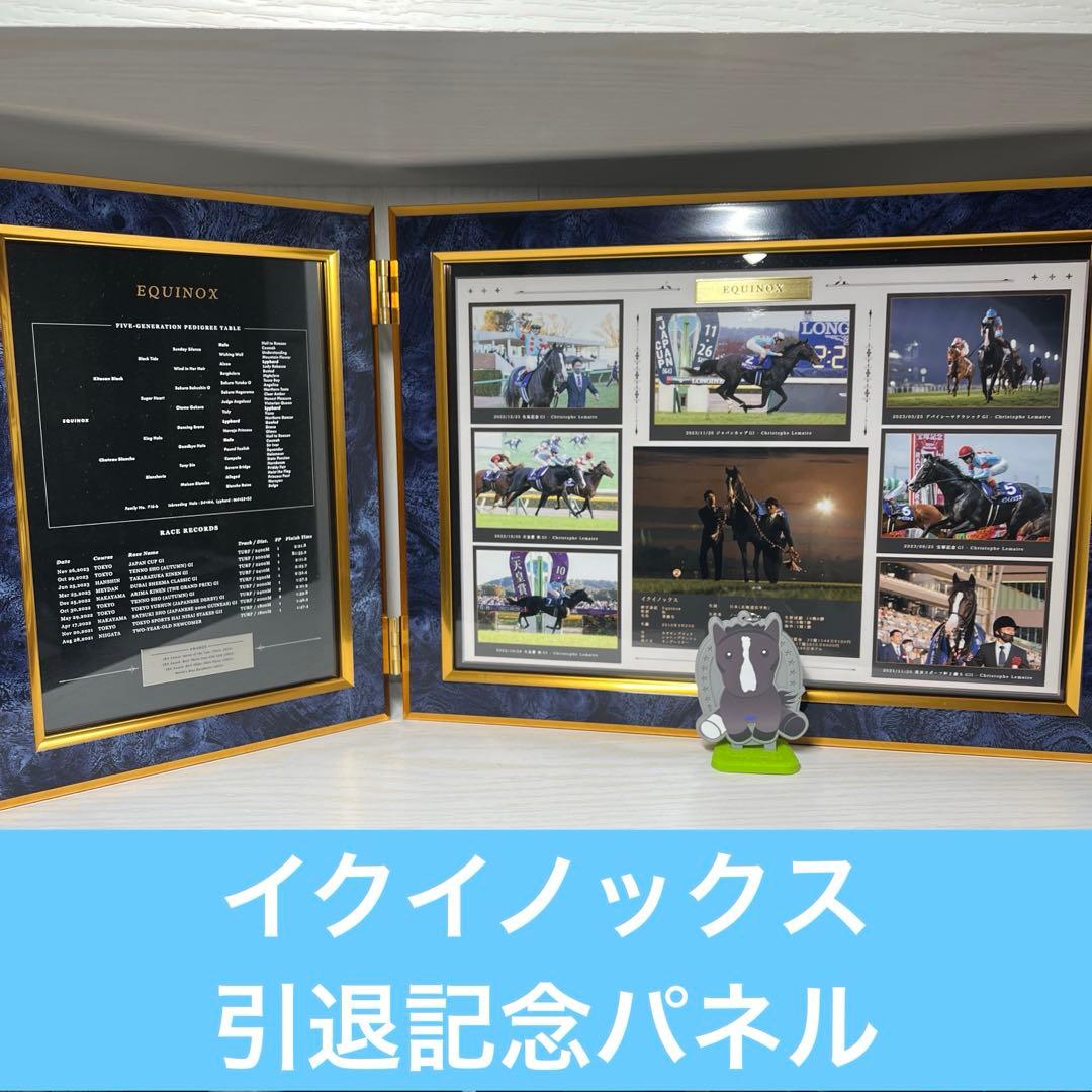 イクイノックス　引退記念写真デザインパネル　シリアルナンバー入り ２００個限定 200個限定 イクイノックス 引退記念写真デザインパネル シリアル