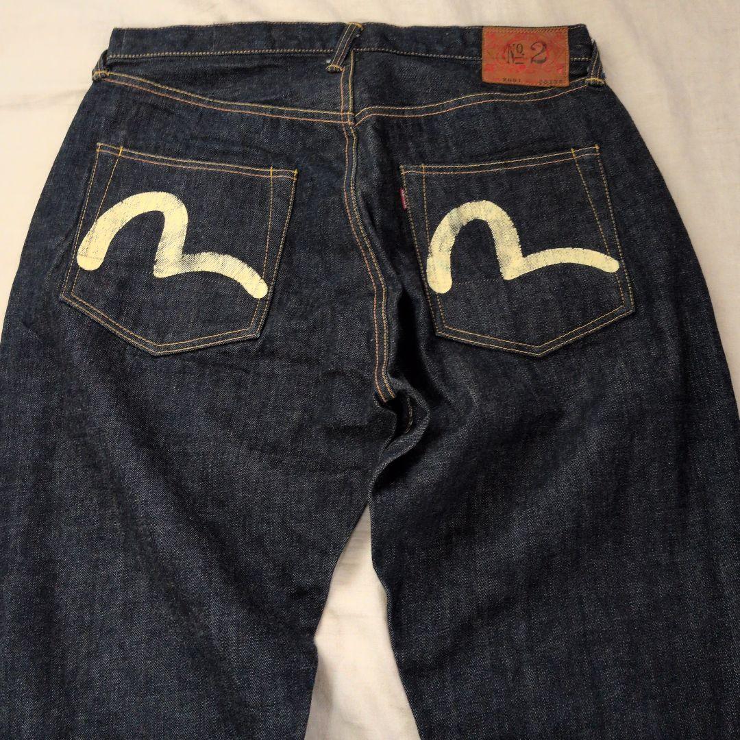 EVISU エヴィス No2デニム 2001 白カモメ 濃紺 W38 - メルカリ