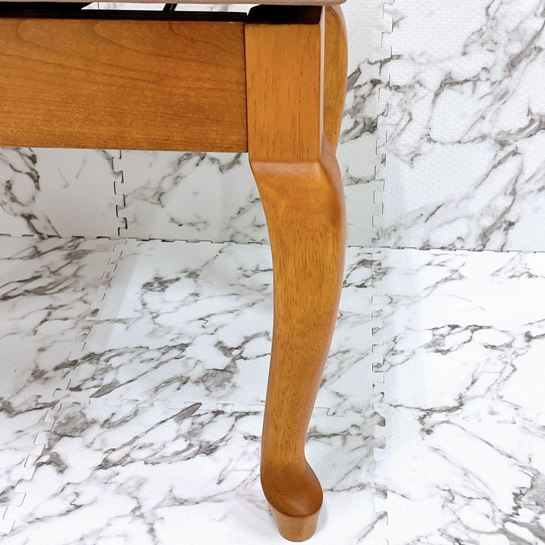 チェブ様 ピアノ椅子 猫足 無段階高さ調整式