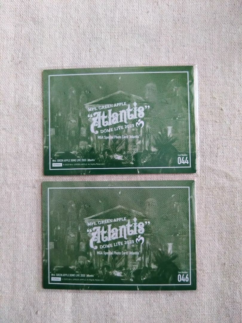 Mrs. GREEN APPLE Atlantis フォトカード 集合 2枚 - メルカリ