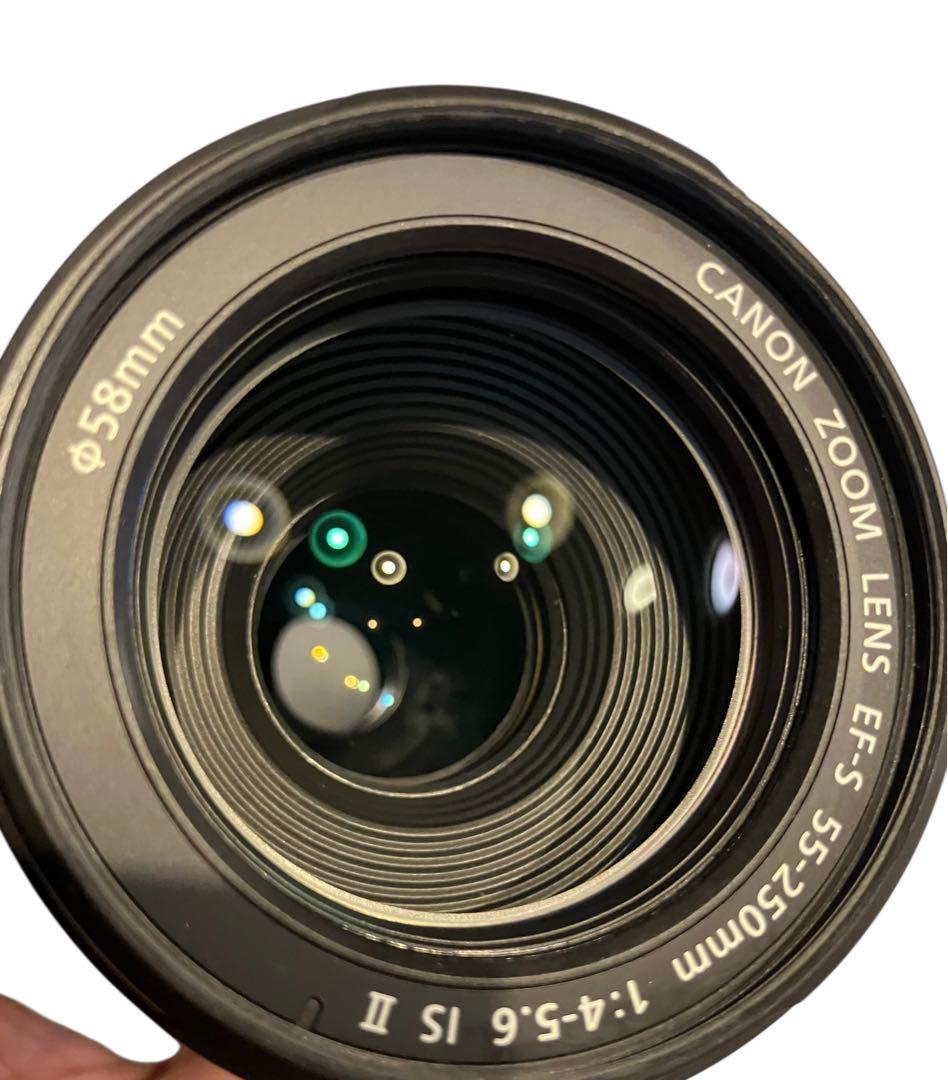 Canon EFS55-250mm f/4-5.6 IS II レンズ　美品