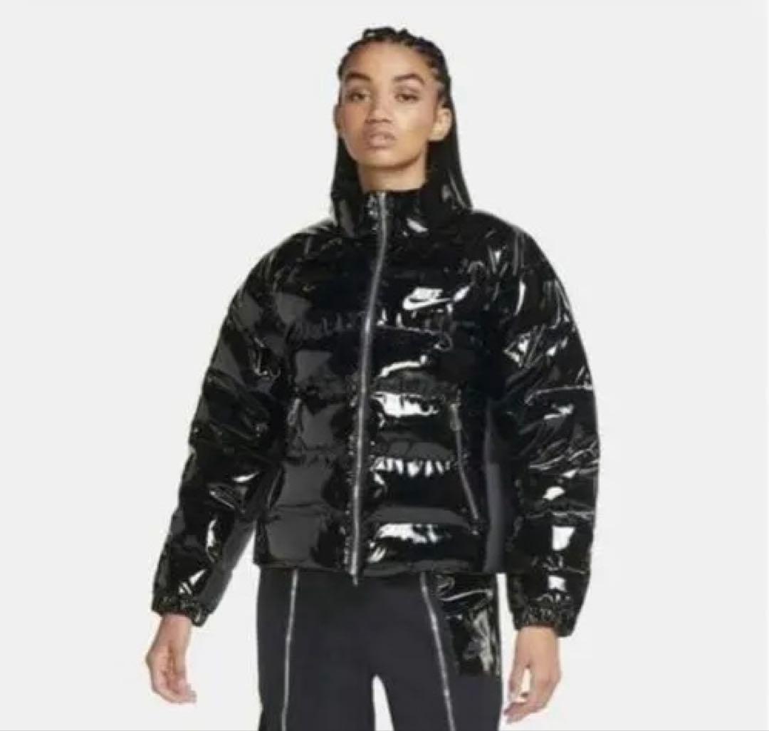 希少NIKE エナメルダウンジャケット Sサ イズ 光沢pxrge 着用 未使用