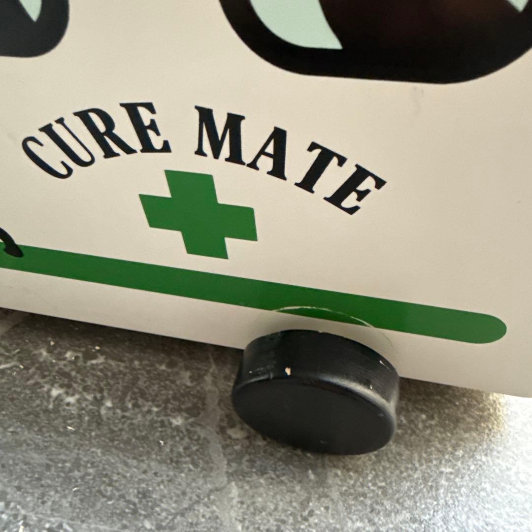 キュアメイト CURE MATE 救急箱 救急車 木製 2個 猫 薬入れ 薬箱