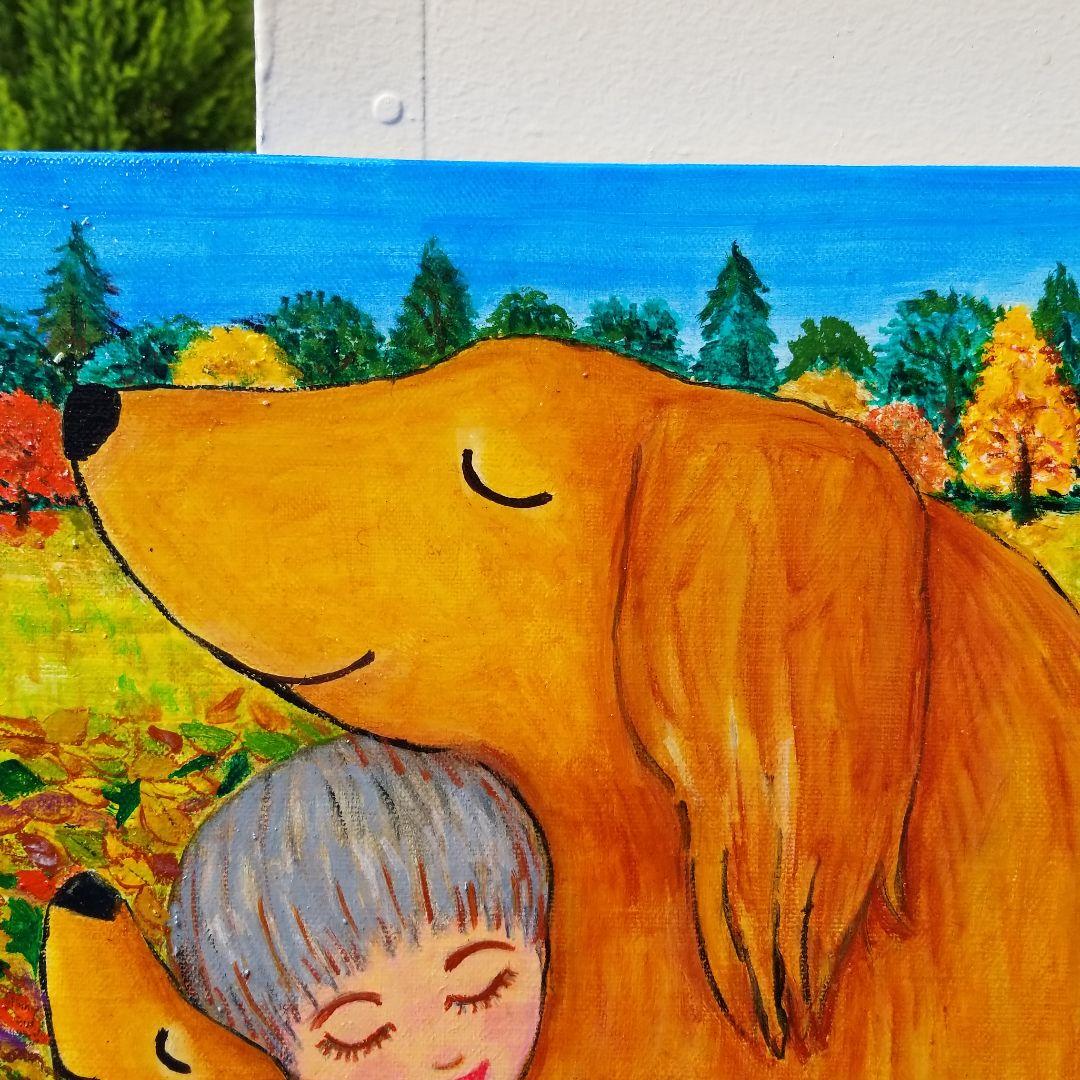 油絵　Alles Gute　私の大好きな優しい親友たち