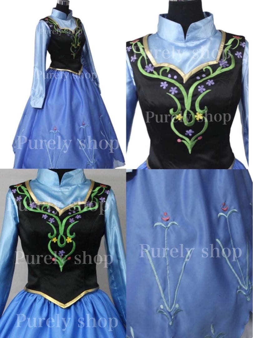 ディズニー アナと雪の女王 雪山アナ ドレス Dハロ 仮装 衣装