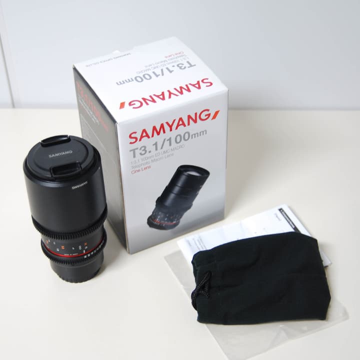SAMYANG T3.1/100mm MFT 望遠マクロレンズ シネマレンズ LK SAMYANG