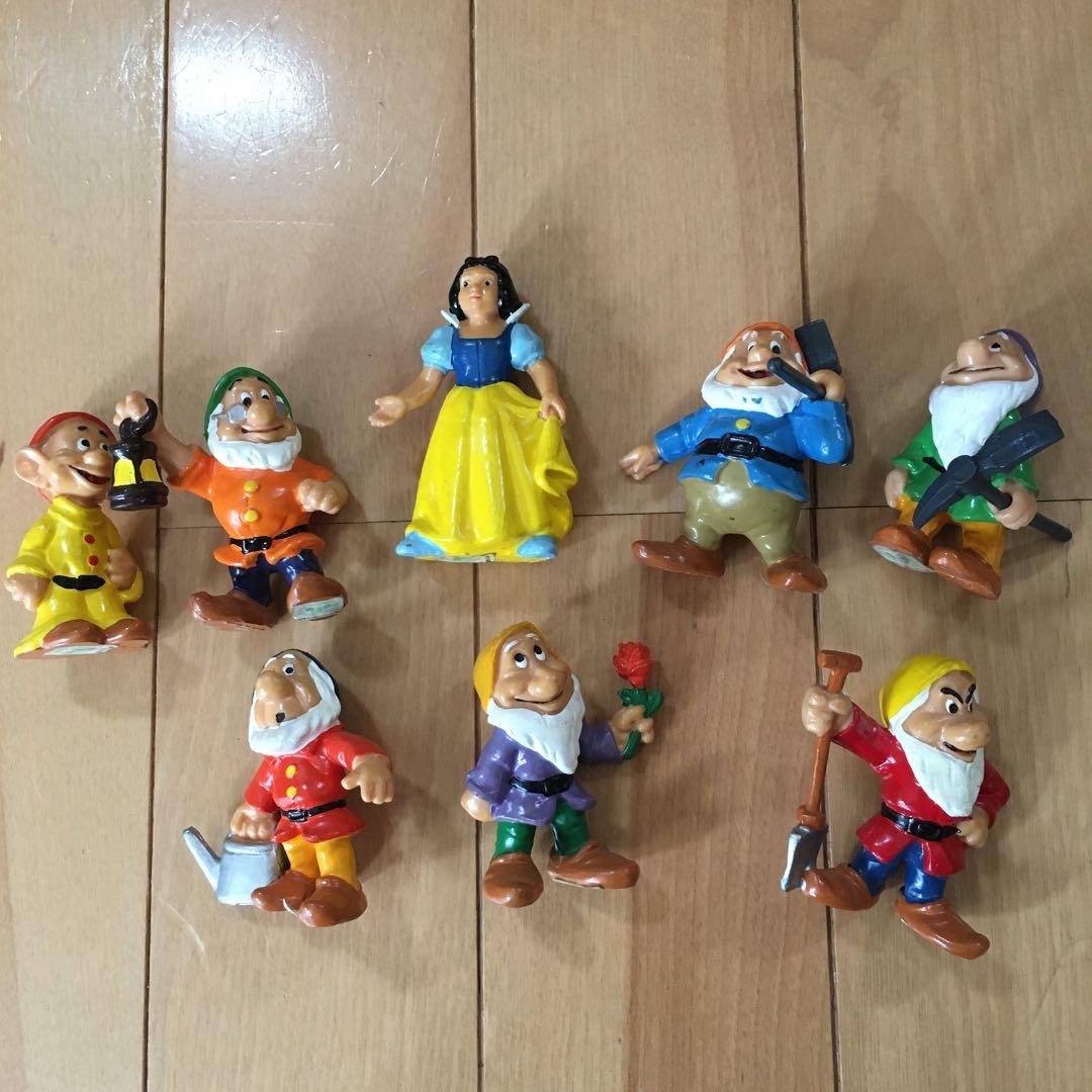 ディズニー 白雪姫 7人のこびと フィギュアセット レトロディズニー