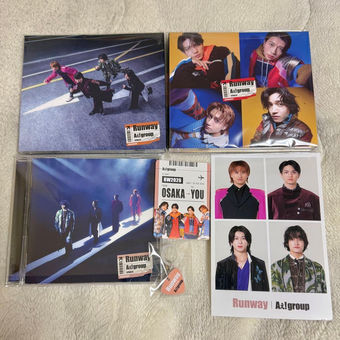 Aぇ！group Runway 初回3形態セット DVD 特典付き - メルカリ