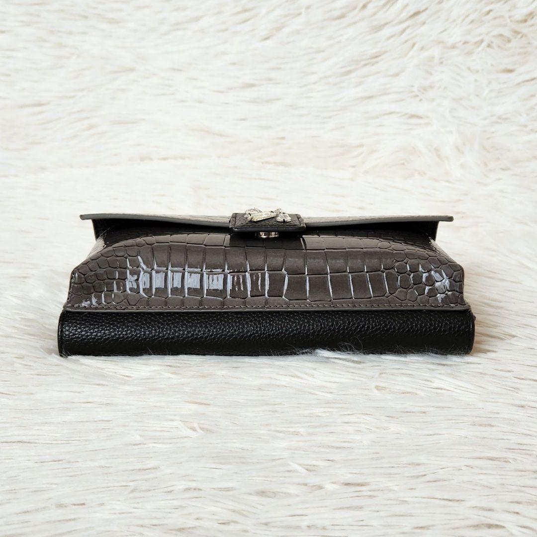 《未使用》ABISTE アビステ ビジュー付き ウォレット ショルダーバック