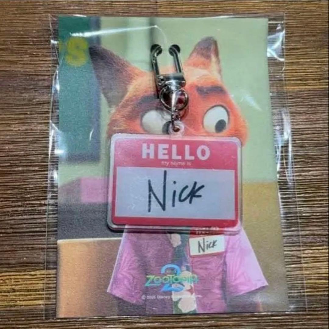 ズートピア2 映画 入場者特典 韓国限定 6週目 キーホルダー