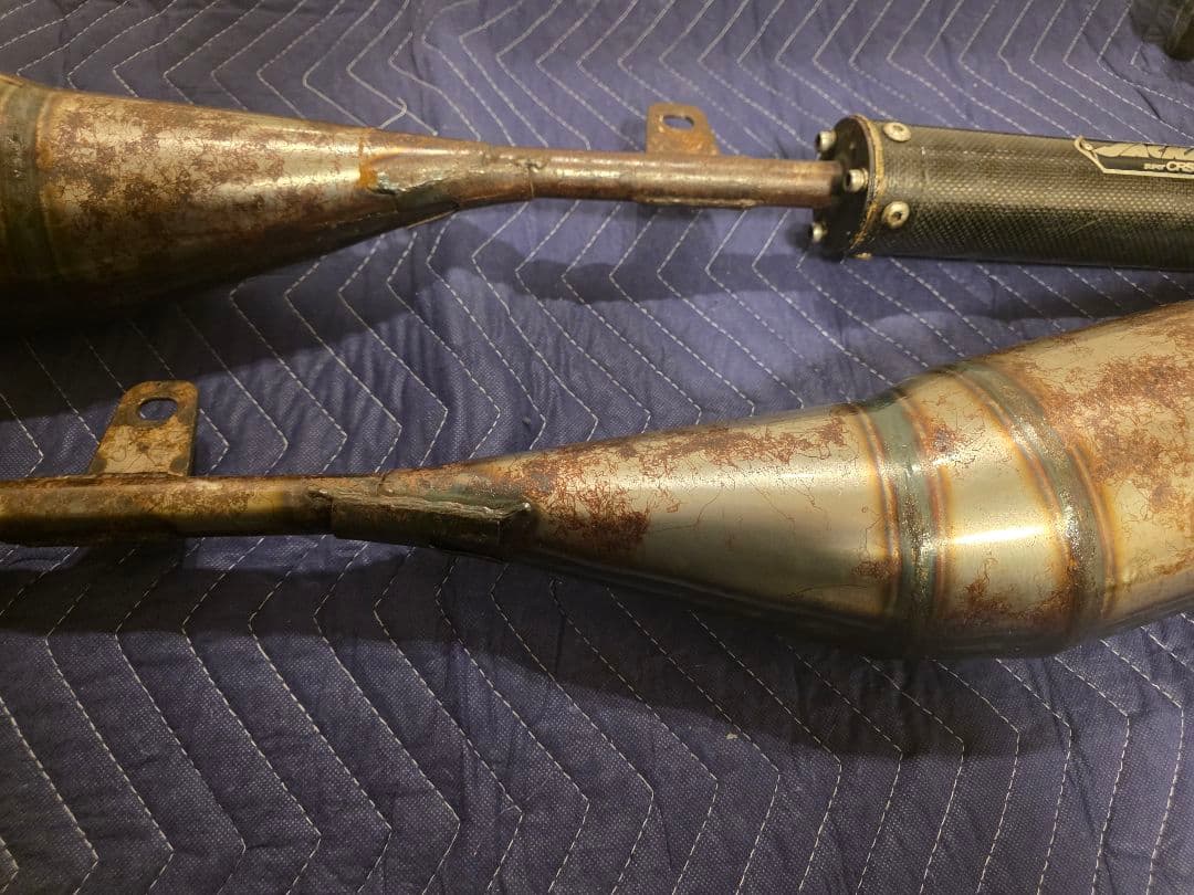 SP忠男 RZ250 チャンバー マフラー JMCA ジャッカルスーパーCRS - メルカリ