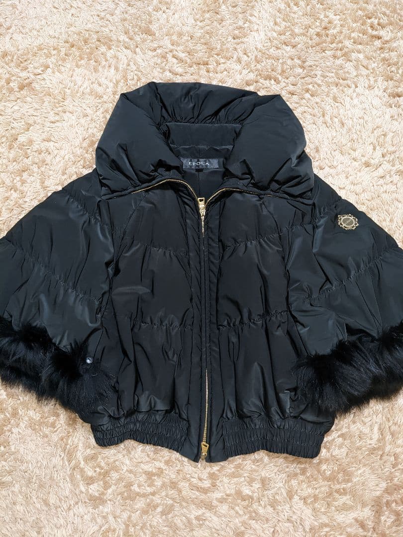 EPOCA ポンチョダウンFOXファー X120342768 - ジャケット・アウターお