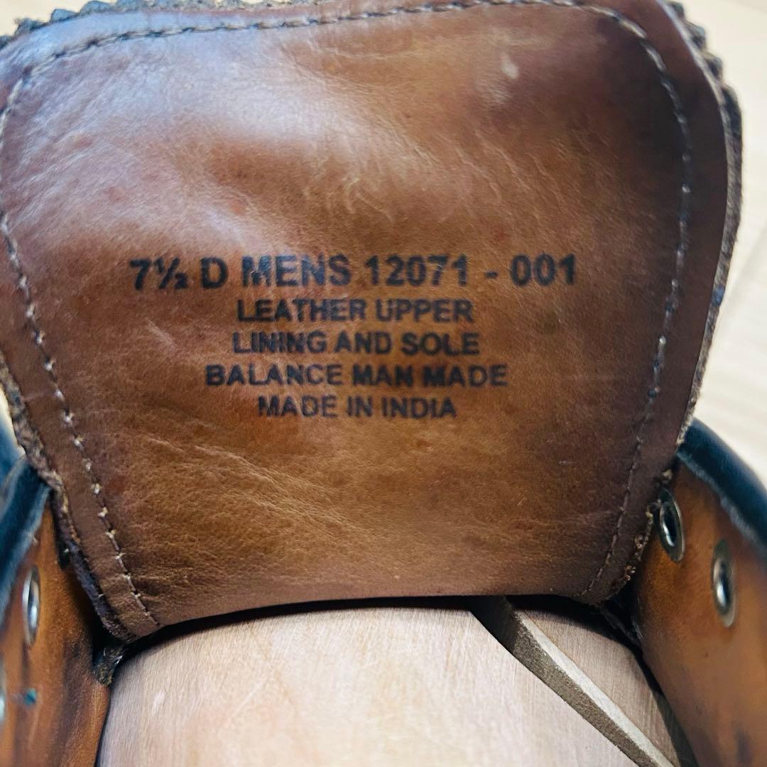 【極美品】FLORSHEIM Limited ウイングチップ 外羽根 7.5D