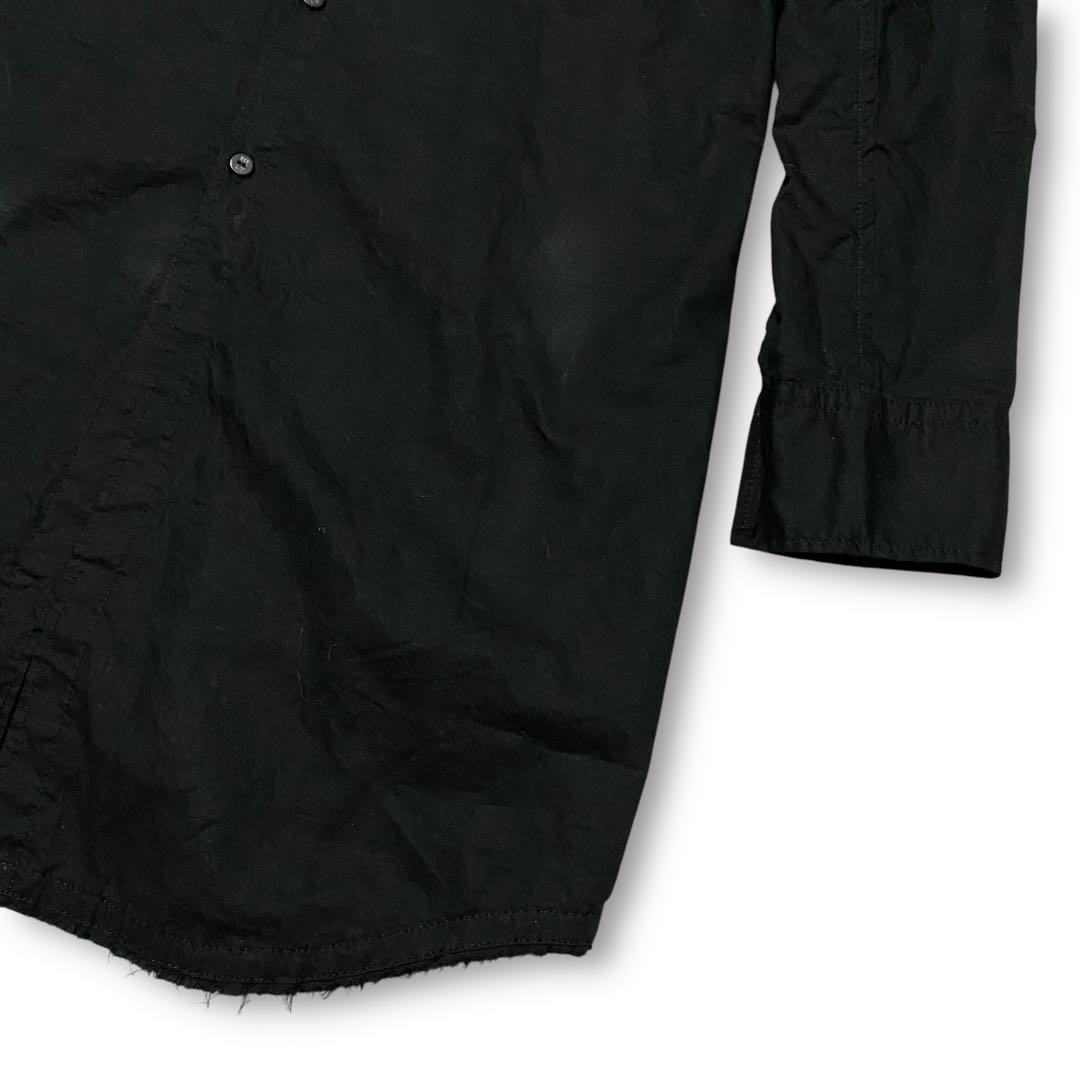 archive archive yasuyuki ishii cutoff long shirt yasuyuki ishii