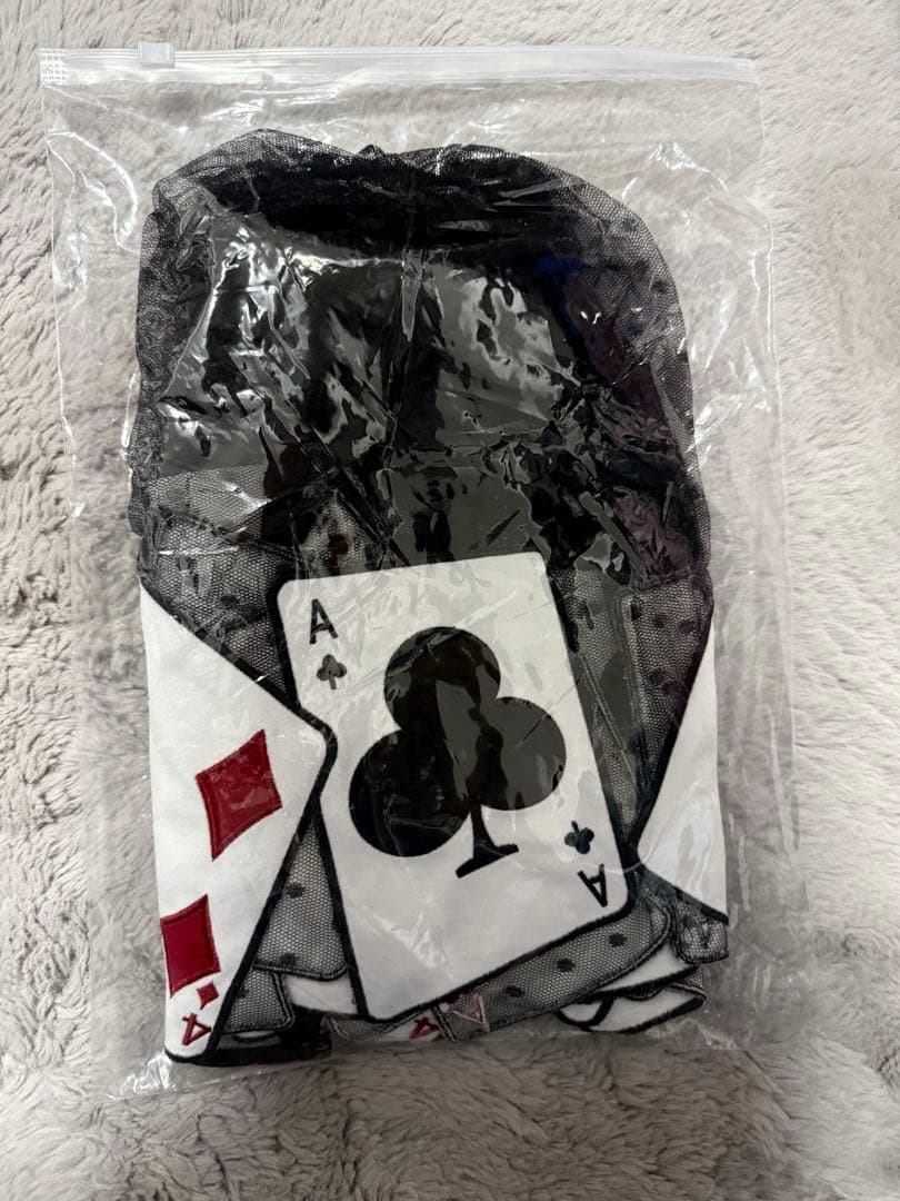 新品 ロリータ アリス風 トランプ柄エプロン 黒 - メルカリ