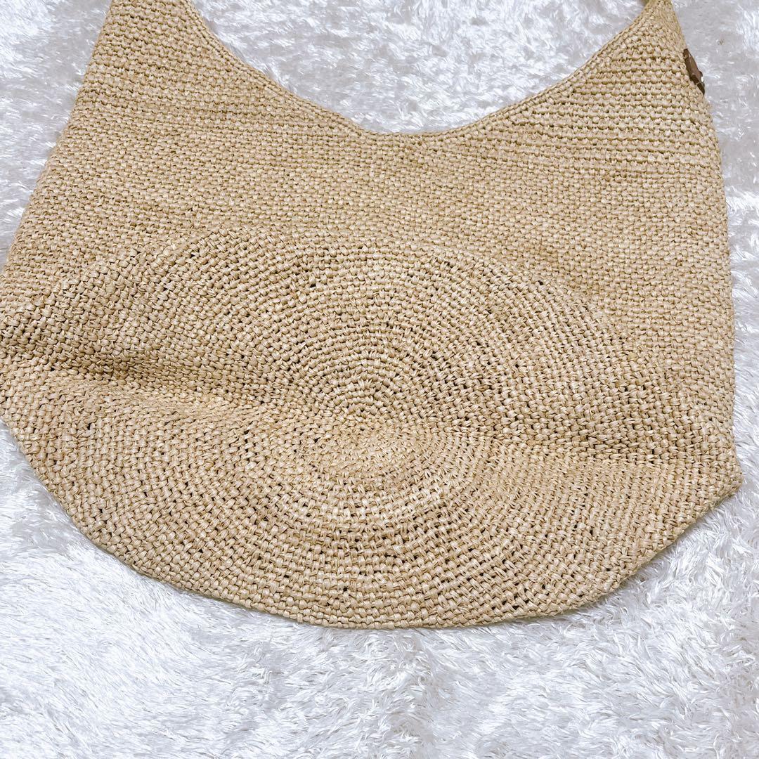 極美品【ヘレンカミンスキー】かごバッグ ラフィア編み トートバッグ