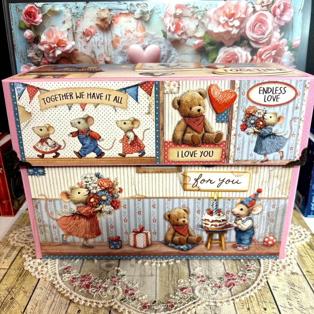 507新✨スタンペリアFamilyおすそ分け収納ボックス （折りたたみ式