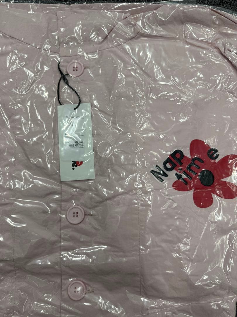 新品】Naptime.ナイロンジャケット/ピンク/M