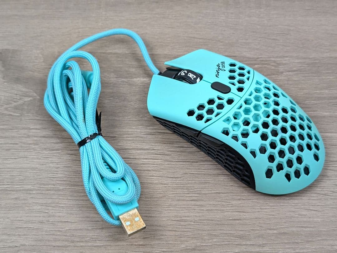 希少美品 Finalmouse ファイナルマウス Ninja Air58 ブルー - メルカリ