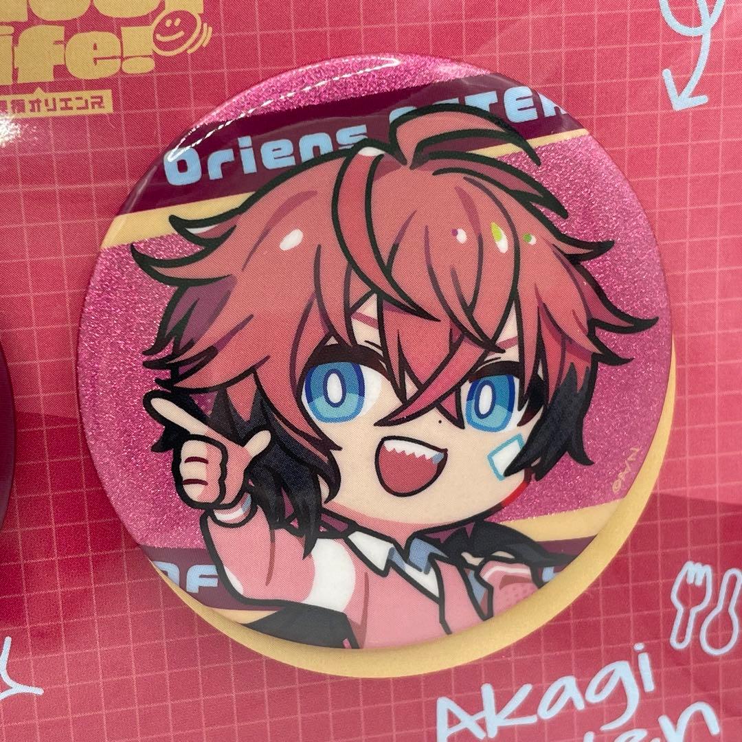 にじさんじ 赤城ウェン 缶バッジ 放課後オリエンスEnjoySchoolLife