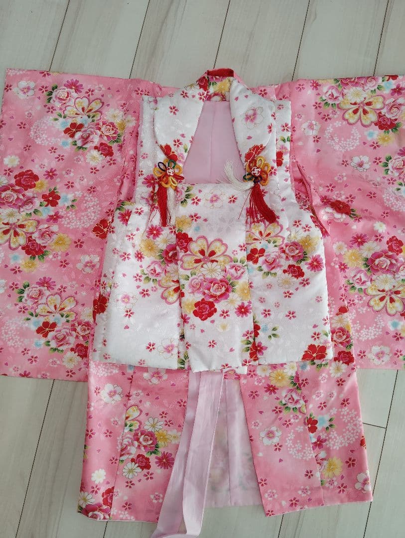 七五三 ３歳 女の子 着物セット 七五三 着物 3歳 女の子 ブランド被布セット Shikibu Roman 式部浪漫